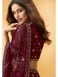 Myra Maroon Heavy Embroidered net Designer Lehenga Online Sale