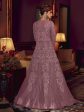 Myra Purple Premium Net Anarkali Suit Online Hot Sale