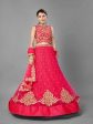 Myra Red Heavy Embroidered Soft Net Bridal Lehenga Online Hot Sale