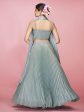 Myra Sky Blue Art Silk Embroidered Designer Lehenga on Sale