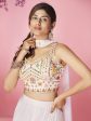 Myra White Georgette Designer Lehenga Online Hot Sale