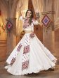 Myra White Koti Style Viscose Rayon Embroidered Designer Navratri Special Lehenga Discount