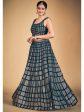 Myra Teal Blue Georgette Real Georgette Lehenga Choli Sale