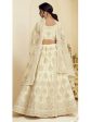 Myra Off White Heavy Embroidered Net Bridal Lehenga Online Hot Sale