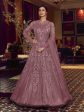 Myra Purple Premium Net Anarkali Suit Online Hot Sale