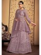 Myra Mauve Soft Net Heavy Embroidered Designer Lehenga Discount