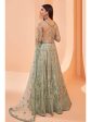 Myra Pista Green Butterfly Net Embroidery Anarkali Discount