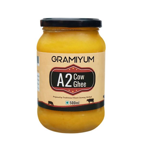 Gramiyum Pure Desi   Gir Cow Ghee (A2) | Cultured Cow Desi Ghee | Certified Organic Ghee Online Sale