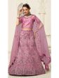 Myra Lilac Net Heavy Embroidered Lehenga Choli For Discount