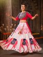 Myra White Rayon Embroidered Designer Navratri Special Lehenga Cheap