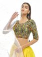 Myra Multicolour Satin Georgette Embroidered Designer Lehenga Online