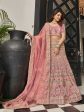 Myra Mauve Velvet Embroidered Designer Lehenga Sale