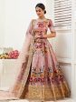 Myra Rosy Brown Floral Print Embroidered Designer Lehenga Fashion