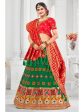 Myra Multicolour Jaquard Silk Designer Lehenga For Women Supply