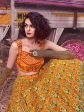 Myra Musturd Art Silk Embroidered Designer Lehenga Hot on Sale