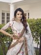 Myra White Silk Heavy Embroidered Lehenga Supply