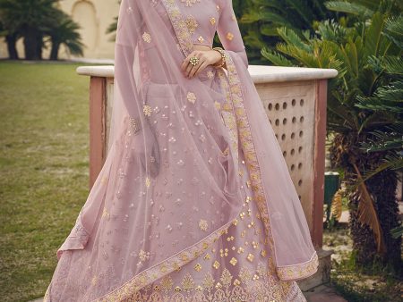 Myra Moor Net Heavy Embroidered Designer Lehenga Online Hot Sale